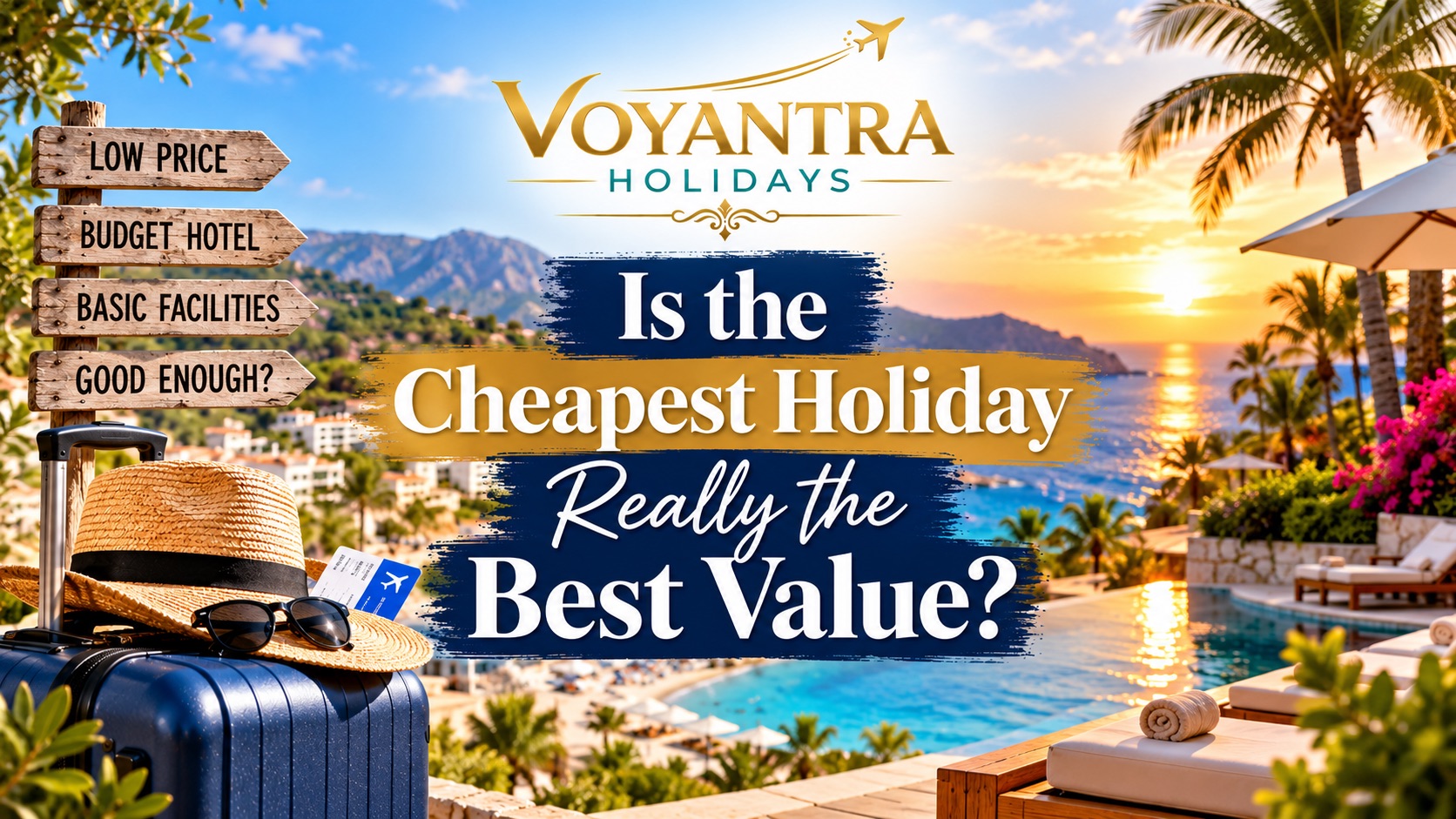 Is the cheapest holiday really the best value? Voyantra Holidays guide to comparing holiday price and value